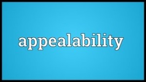 appealability
