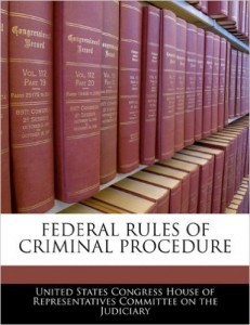 federal rules criminal